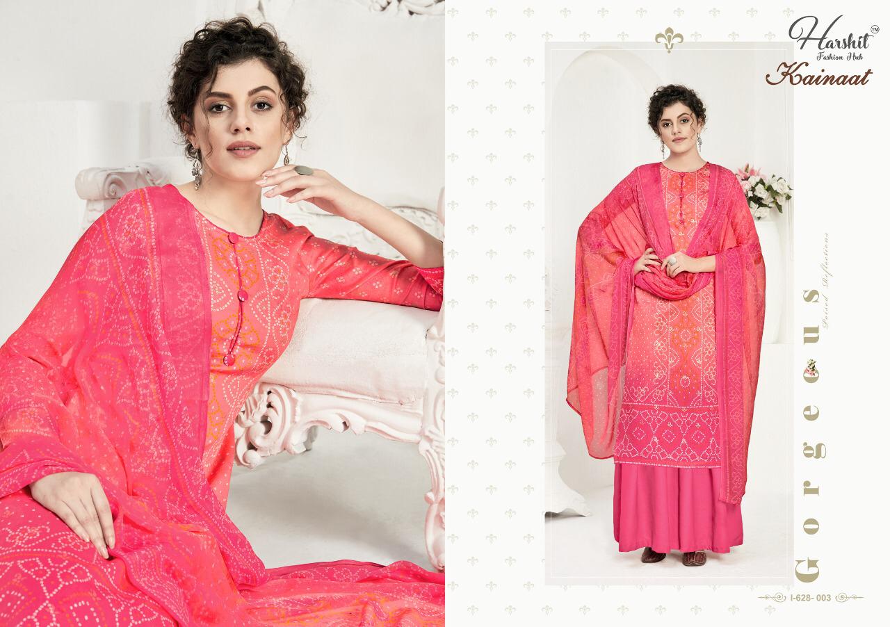 Alok Suit Kainaat Pure Zam Cotton Bandhani Digital Style Print with Foill Work Plazzo Salwar Suit Collections
